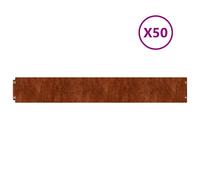 Lawn Edgings Garden Edging Outdoor Grass Border Flexible Corten steel vidaXL