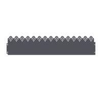 Lawn Edgings 20 pcs Anthracite 103 x 0.05 x 22 cm Steel