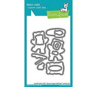 Lawn Fawn Beary Happy Holidays Lawn Cuts Custom Craft Dies