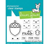 Lawn Fawn Big Acorn 2X3 Clear Stamp Set