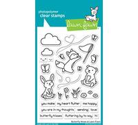 Lawn Fawn Butterfly Kisses 4X6 Clear Stamp Set