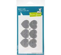 Lawn Fawn Candy Hearts Custom Craft Dies