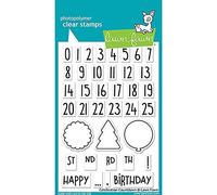 Lawn Fawn Celebration Countdown 4X6 Clear Stamp Set