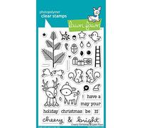 Lawn Fawn Cheery Christmas 4X6 Clear Stamp Set