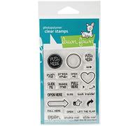 Lawn Fawn Clear Stamps 3'X4' - Push Here