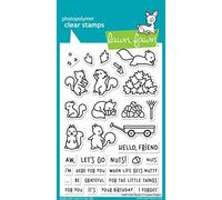 Lawn Fawn Clear Stamps 4"X6"-Let's Go Nuts