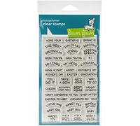 Lawn Fawn Clear Stamps 4'X6'-Reveal Wheel Spring Sentiments