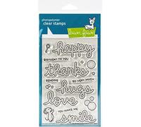 Lawn Fawn Clear Stamps 4'X6' - Scripty Bubble Sentiments