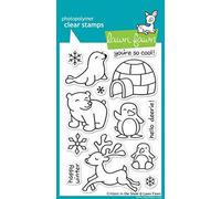 Lawn Fawn Critters In The Snow 4X6 Clear Stamp Set