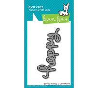 Lawn Fawn Cuts Scripty Happy Universal Custom Craft Cutting Dies LF1366