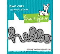 Lawn Fawn Cuts Scripty Hello Universal Custom Craft Cutting Dies LF610