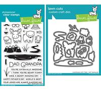 Lawn Fawn Dad + Me Stamp and Die Set - Two item Bundle by Lawn Fawn