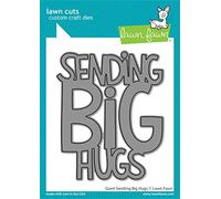 Lawn Fawn Giant Sending Big Hugs Custom Craft Dies
