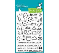 Lawn Fawn Happy Howloween 4"x6" Clear Halloween Stamps LF1206