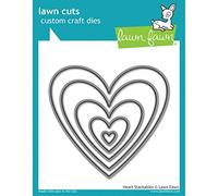 Lawn Fawn Heart Stackables Custom Craft Dies