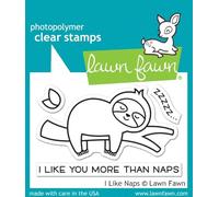 Lawn Fawn 'I Like Naps' 2X3 - Clear Stamp and Cutting Die Bundle