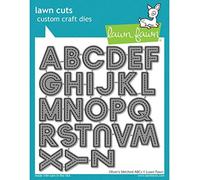 Lawn Fawn LF2261 Olivers Stitched ABCs Custom Craft Dies