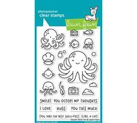 Lawn Fawn LF2329 Ocean Shell-Fie 4X6 Clear Stamp Set