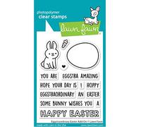Lawn Fawn LF3079 Eggstraordinary Easter Add-On 3X4 Clear Stamp Set