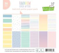 LAWN FAWN LF3330 Rainbow Ever After Petite Paper Pack