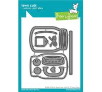 Lawn Fawn LF3378 Build-A-Drink Mason Jar Add-On Dies