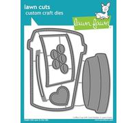 Lawn Fawn LF3514 Coffee Cup Gift Card Holder Dies