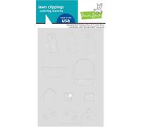 Lawn Fawn LF3660 Spring Basket Coloring Stencils