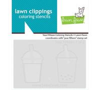 Lawn Fawn LF3724 Year Fifteen Coloring Stencils