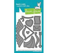 Lawn Fawn LF3957 Build-A-Critter Valentine Accessories Stand-Alone Die