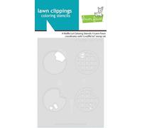 Lawn Fawn LF3970 A Waffle Lot Coloring Stencils