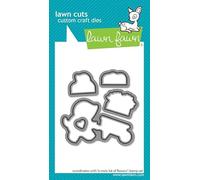 Lawn Fawn LF4032 A Mole Lot of Flowers Lawn Cuts