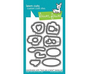Lawn Fawn Love You A Latte - Lawn Cuts Custom Craft Dies
