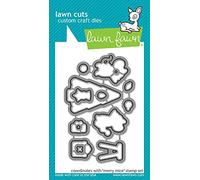 Lawn Fawn Merry Mice Lawn Cuts Custom Craft Dies