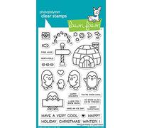 Lawn Fawn Penguin Party 4X6 Clear Stamp Set