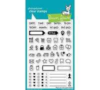 Lawn Fawn Plan On It 4"x6" Clear Stamps LF1129