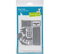 Lawn Fawn Scalloped Treat Box Haunted House Add-on Dies (LF1487)