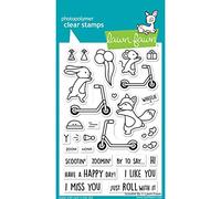 Lawn Fawn Scootin by 4x6 Clear Stamp (LF2554)