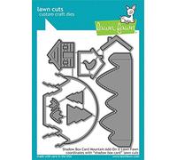 Lawn Fawn Shadow Box Card Mountain Add-on Dies