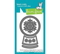 Lawn Fawn Shutter Card Snow Globe Add-On Custom Craft Dies