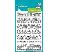 Lawn Fawn Simply Celebrate Winter 4"x6" Clear Christmas Stamps LF1769