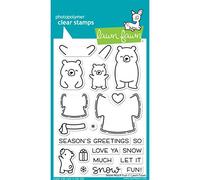 Lawn Fawn Snow Much Fun 4X6 Clear Stamp Set