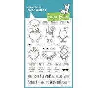Lawn Fawn Summer Friends 4"x6" Clear Stamp