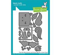 Lawn Fawn Tiny Gift Box Unicorn and Horse Add-on Die (LF2173)