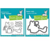 Lawn Fawn - Winter Fox - Clear Stamp and Die Set