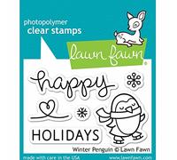Lawn Fawn Winter Penguin 2X3 Clear Stamp Set