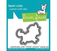 Lawn Fawn Winter Unicorn Die