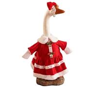 Lawn Gooses Outfits, Christmas Gooses Outfit Cute Yard Outfits Include Dress & Headband for Outdoor Patio Yard Lawn Art Decoration