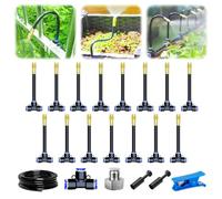 Lawn irrigators, 360° Curved Garden Automatic Irrigation System, 2025 Upgrade irrigation system kit, Automatic Sprinkler(15M)