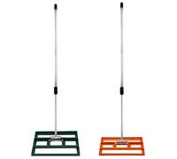 Lawn Leveller 50cm 100cm Levelling Rake Lute Steel 1.9m Extendable Handle Grass