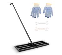 VonHaus Lawn Levelling Rake 2M in Black VonHaus Black